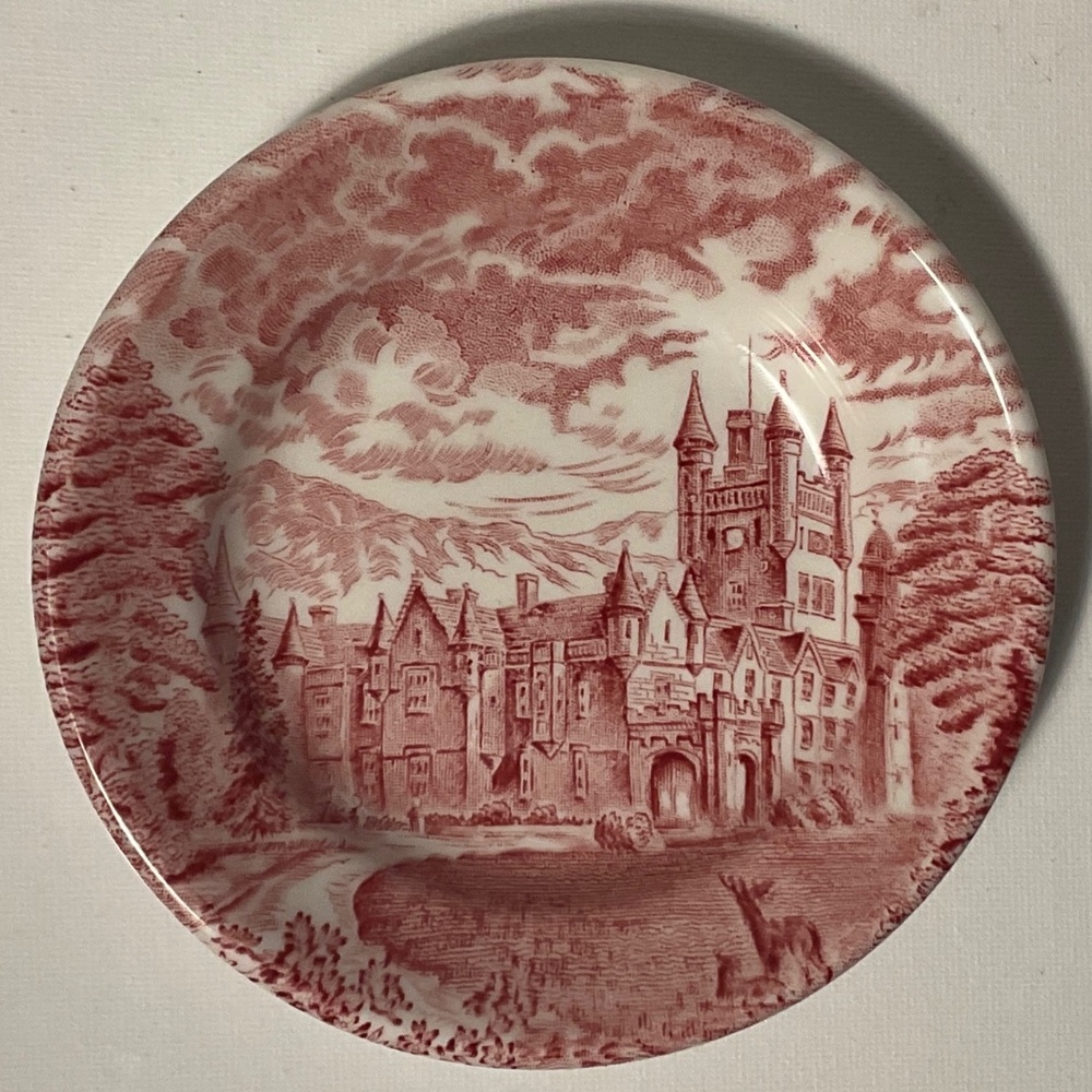 Vintage Plate Enoch Wedgwood Tunstall Royal Homes of Britain 5”